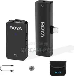 Boya Wireless Lavalier Microphone for iPhone