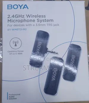 Boya Wireless Lavalier Microphone By-wm3t2-u2
