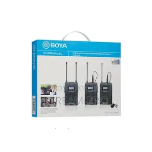 Boya By Wm8 Pro- Uhf Dual Channel Wireless Microphone