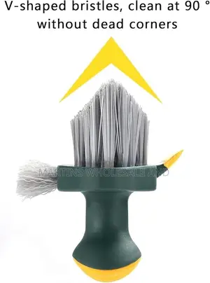 Multifunctional 2-in-1 or 3-in-1 Floor and Tile Cleaning Brush With A