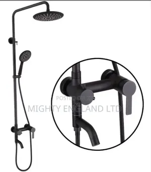 Black Brimix Standing Shower Set
