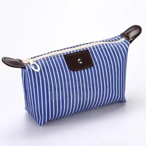 Stripped Makeup Purse