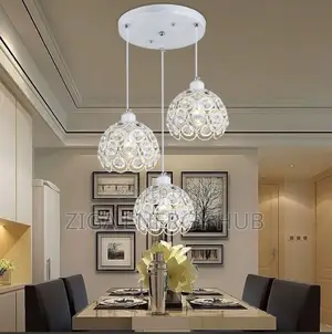 3 in White Color Pendant Light