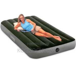 Intex 64106e Dura-Beam Air Mattress - Jr Twin - 10 Inches Bed Height
