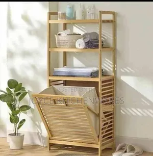 Bamboo Clothes Storage Rack