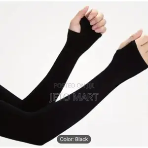 Ice Sleeve Compression Arm Sleeve Unisex-Black