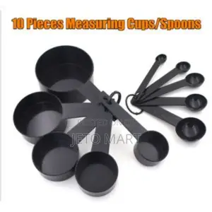 10 Pieces Kitchen Baking Measuring Cups Spoons