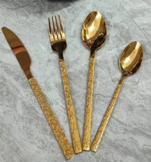 24pcs Rough Handle Cutlery Spoon