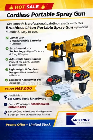 Hot Sale – Cordless Portable Spray Gun