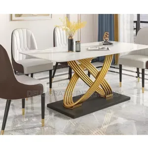 Italian Marble Dining Table With Chairs
