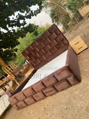 6 by 6 Bed Frame With Bedside Is Available