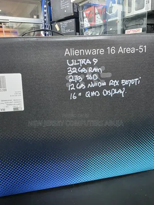 New Laptop Dell Alienware Area-51 32GB Intel Core Ultra 9 SSD 2T