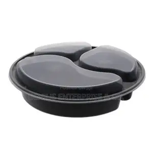3 Compartment Food Container Pack Plate