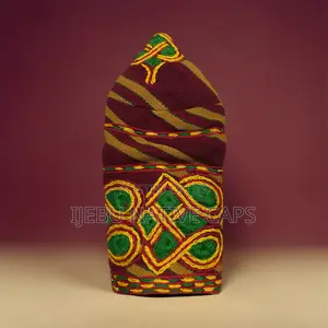 Classic Ijebu Embroidery Cap