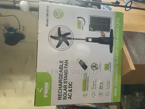 Iwin Energy 18” 18000mah Lithium Battery Rechargeable Fan With Panel