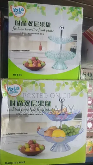 2 Tier Fruit Plate Storage Basket