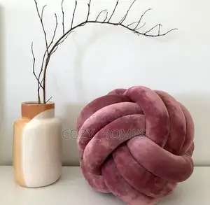 Knot Ball Throw Pillow (Available in Any Color of Your Choice)