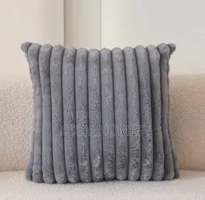 Fluffy Plush Throw Pillow (Available in Any Color of Your Choice )