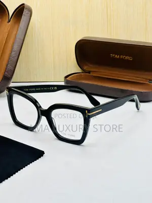 Tom Ford Luxury Transparent Clear Lense Glasses