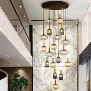 Modern Style Design Glass Chandelier