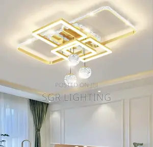 Restaurant Circle Metal Acrylic Led Ceiling Lamp Design