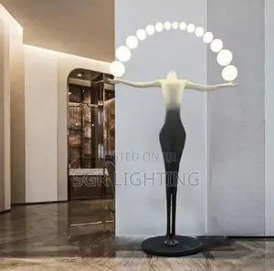 Sculpture Art Humanoid Lamp Living Room Villa Decoration Floor Lamp