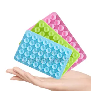 Detachable No Glue Double Side Silicone Suction Cup Phone Mount