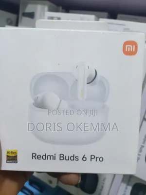 Xiaomi Redmi Buds 6 Pro Original Wireless Earbuds – Anc, Hi-Res Audio.