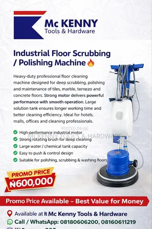 Industrial Floor Scrubbing / Polishing Machine 🔥