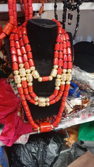 Coral Beads Set for Husband and Wife