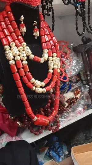 Coral Beads Set for Husband and Wife