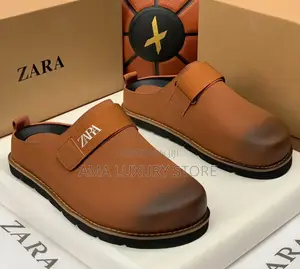 Zara Luxury Designer Men's Leather Half Shoes