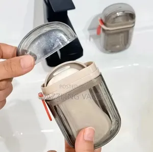 Portable Soap Case With Draining Tray