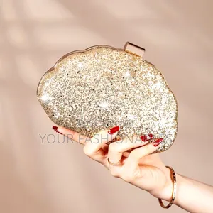 Gold Shell Party Clutch