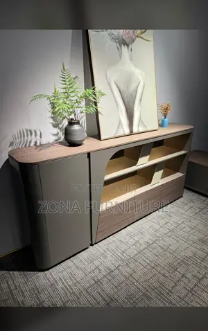 High Quality Turkish Pure Wooden Side Buffet, Book Shelf
