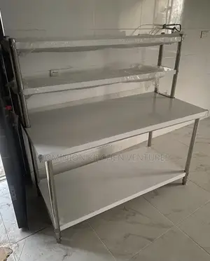 This Is Industrial 304 Stainless Steel Work Table With Shelf