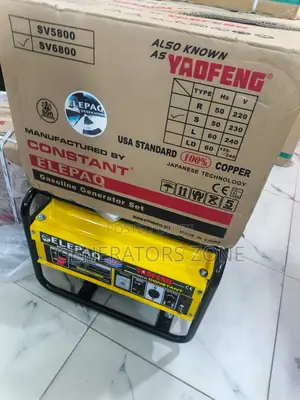 Elepaq Sv6800 Engine Generator 4.5kva