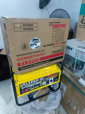 4.5kva Elepaq Sv6800 Portable Generator Unit