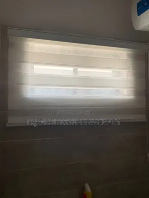 Folded White Window Blinds