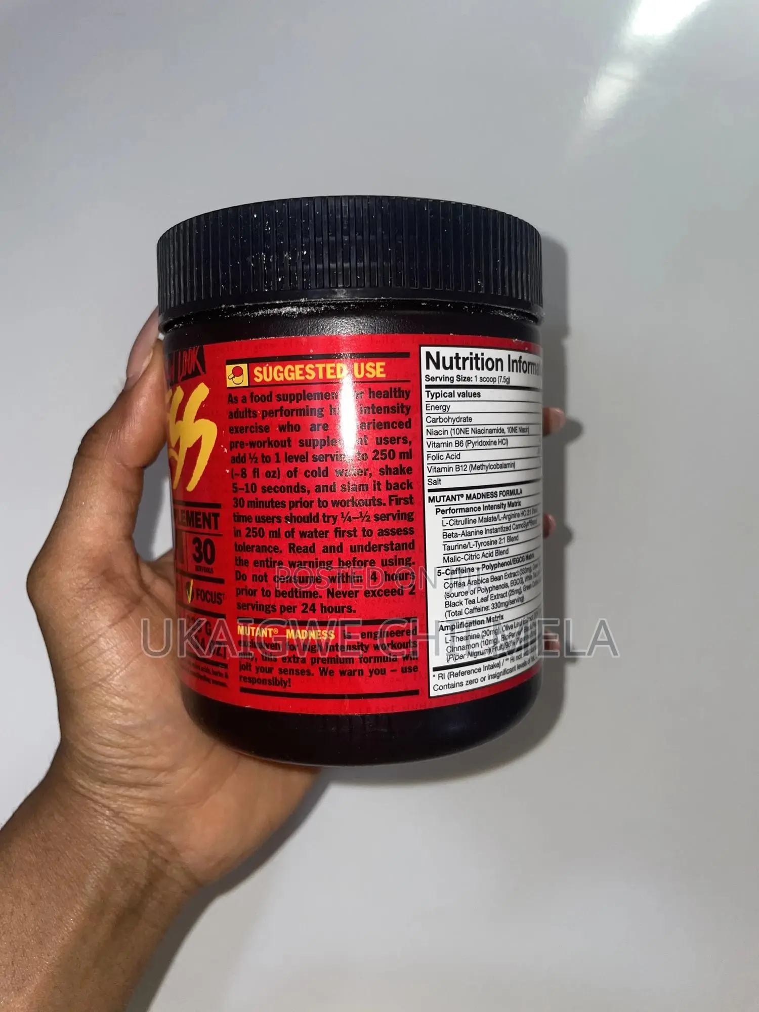 Mutant Madness Pre-Workout