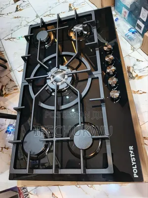 Original Polystar Inbuilt Premium Quality Luxury 5 Burners Gas Cooker