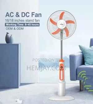 16 Inches Solar and Electronic Rechargeable Fan (Light Included and 