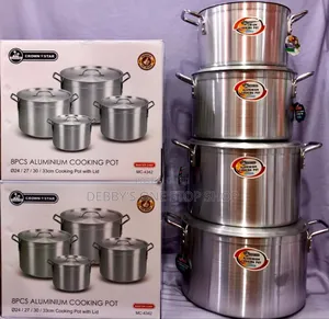 4set Heavy Duty Aluminium Pot