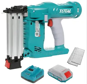 Total Li-ion 20v Cordless Brad Nailer Kit (With Battery Charger)