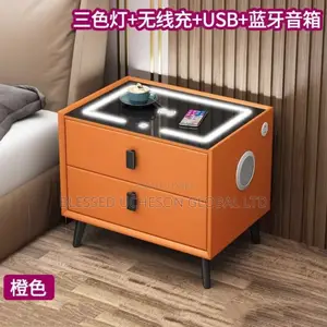 Multifunctional Smart Bedside Table. With Audio and Fibgrrvɠɠ