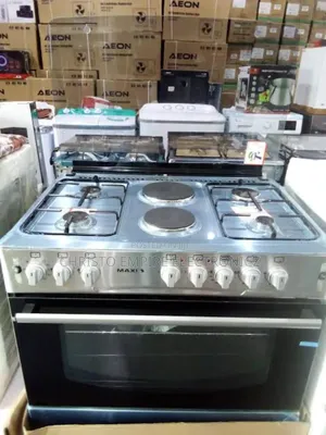 Maxi Gas Cooker 4gas Bunner and 2 Electric