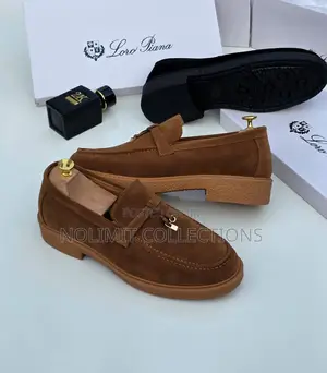 Loro Piana Suede Leather Loafers