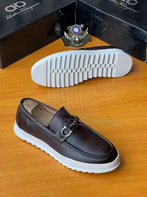 Salvatore Ferragamo Loafers With White Platform Soles