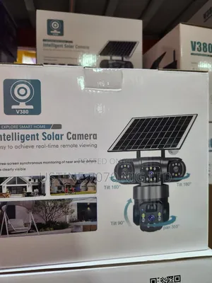 Z50 4g Solar CCTV Camera 3 Lens With Solar Panel (New)