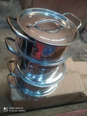 4set Stainless Stock Pot